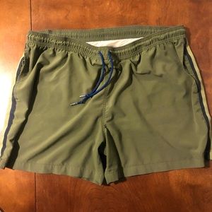 XL Olive/Army green chubbies swim trunk